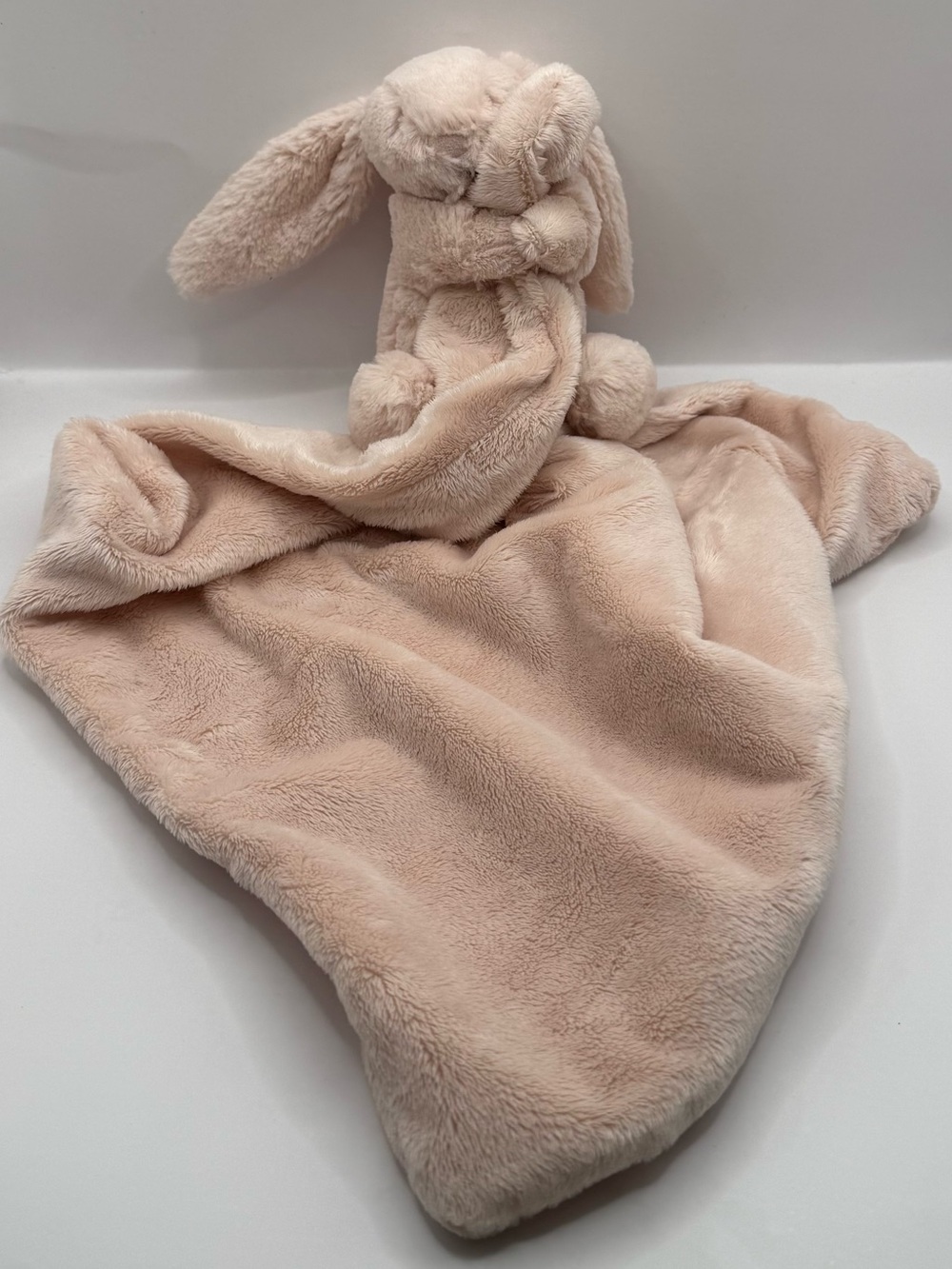 Jellycat Baby Bashful Pink Bunny Lovey Security Blanket